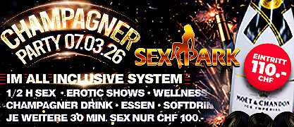 Champagner Party im Club Sexpark in Oberentfelden