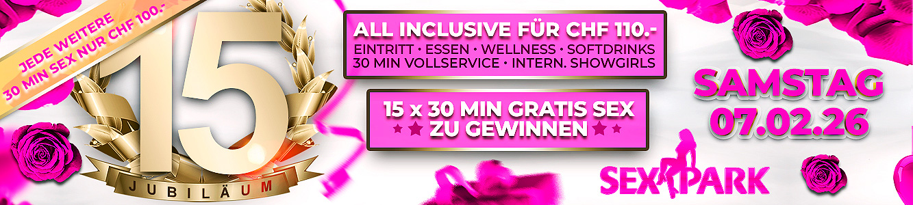 Sexpark Jubiläumsparty Sexpark Jubiläums-Party